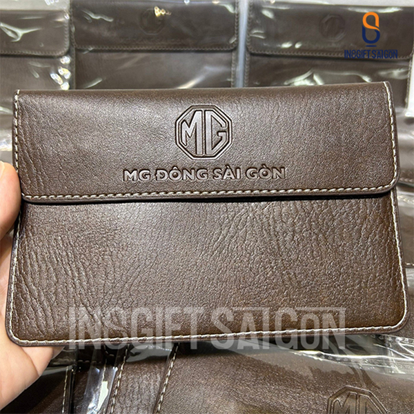 Ví Da Đựng Giấy Tờ Ô Tô In Logo