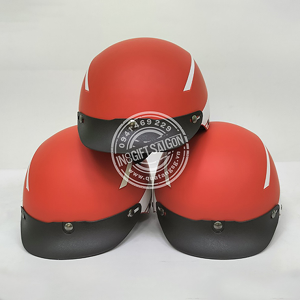 Mũ bảo hiểm in logo theo yêu cầu