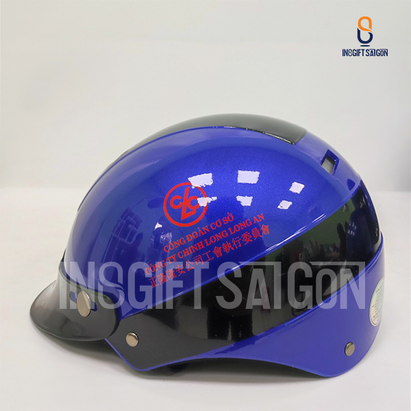 mũ bảo hiểm in logo công đoàn