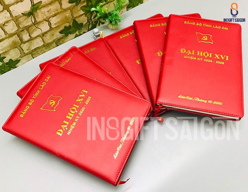 sổ tay quà tặng Đại hội Đảng