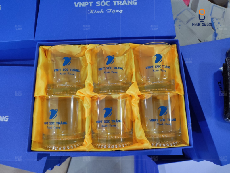set ly thủy tinh quà tặng