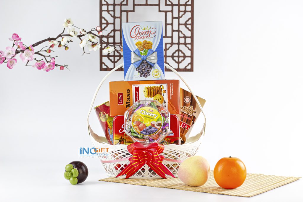 giỏ quà tết 150k cho nhân viên
