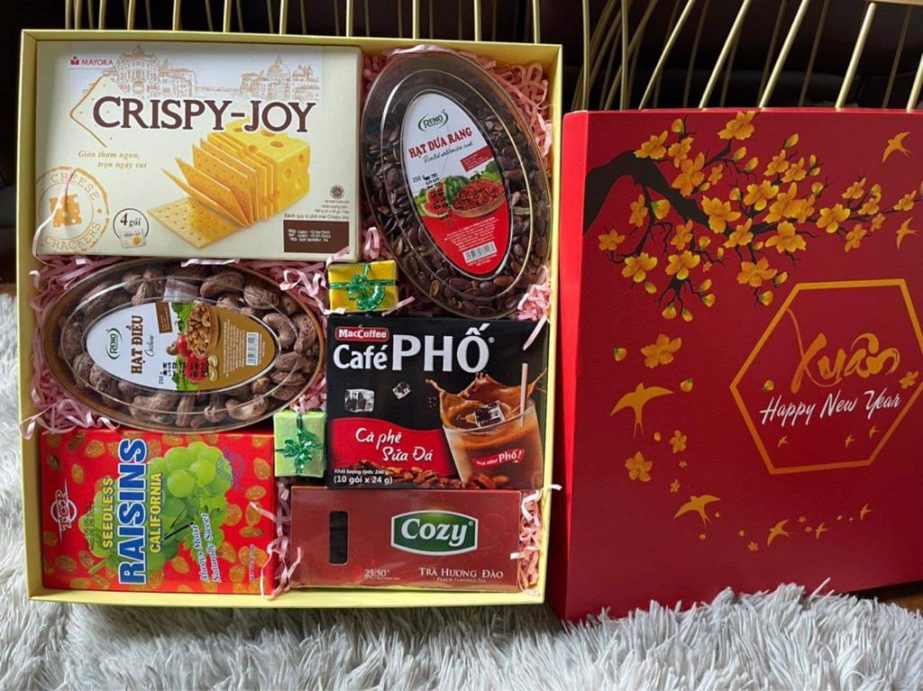 giỏ quà tết 150k cho nhân viên